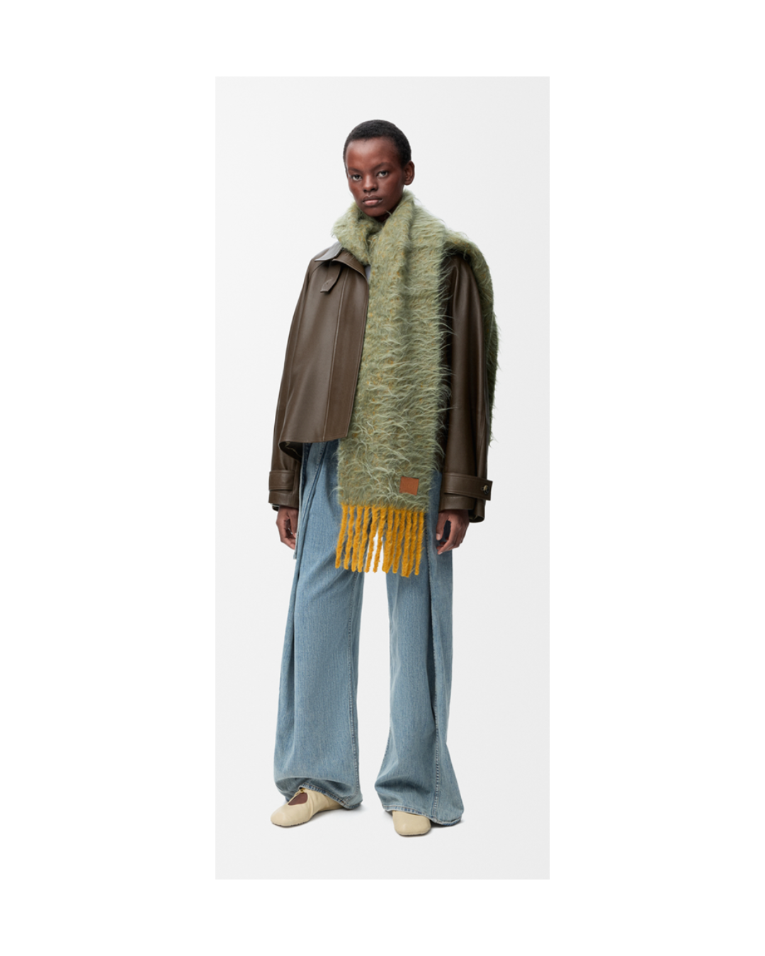 LOEWE BELTED JEANS IN DENIM