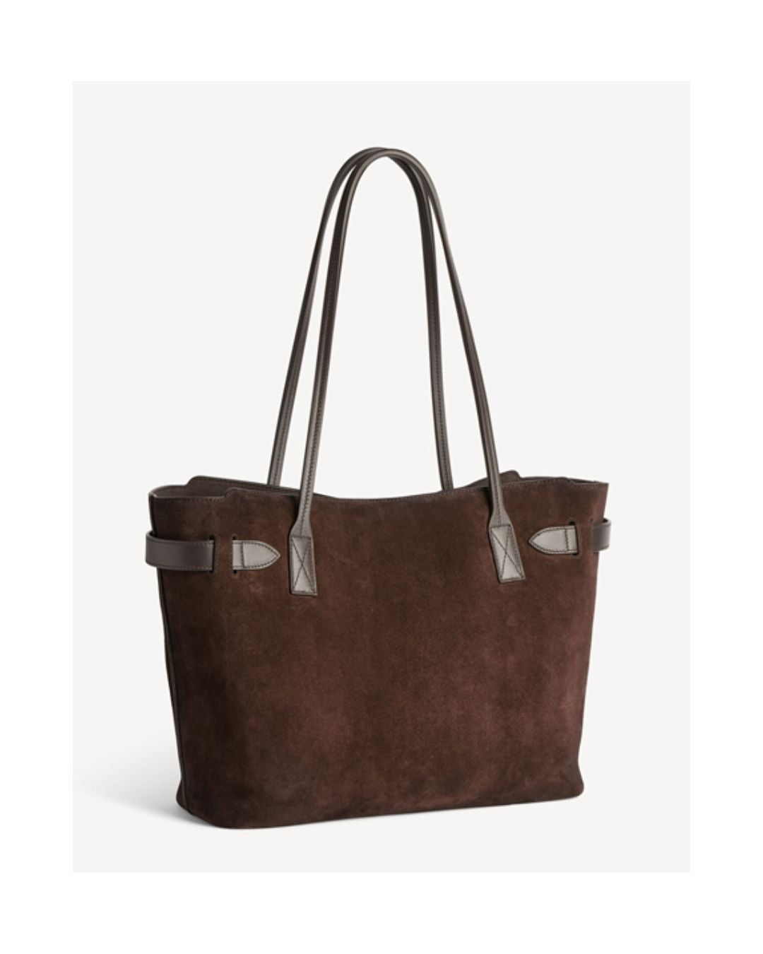 BALENCIAGA Women's Bel Air Tote Bag Medium in Light Espresso