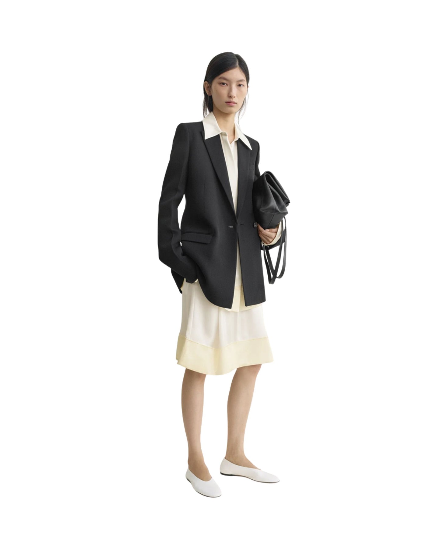 TOTEME Slim tailored blazer black