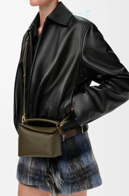 LOEWE Mini Puzzle Edge bag in classic calfskin