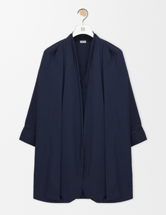 LOEWE Draped dress in cotton