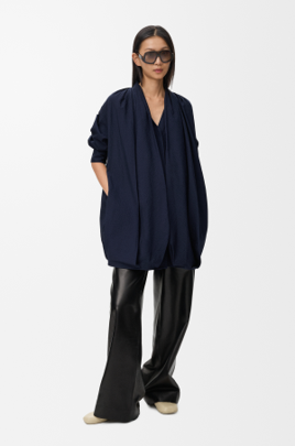 LOEWE Draped dress in cotton