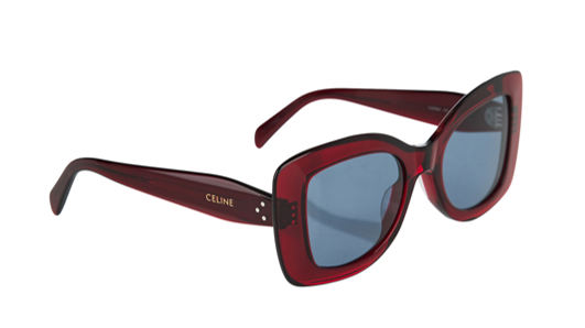 Celine 3 Dots transparent square sunglasses
