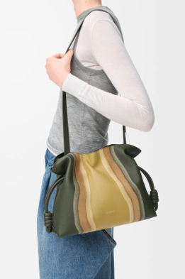 LOEWE Medium Flamenco clutch Landscape in nappa calfskin