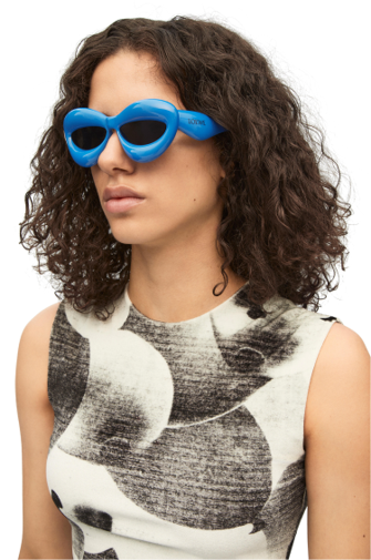 LOEWE Inflated Cateye Sunglasses in Acetate