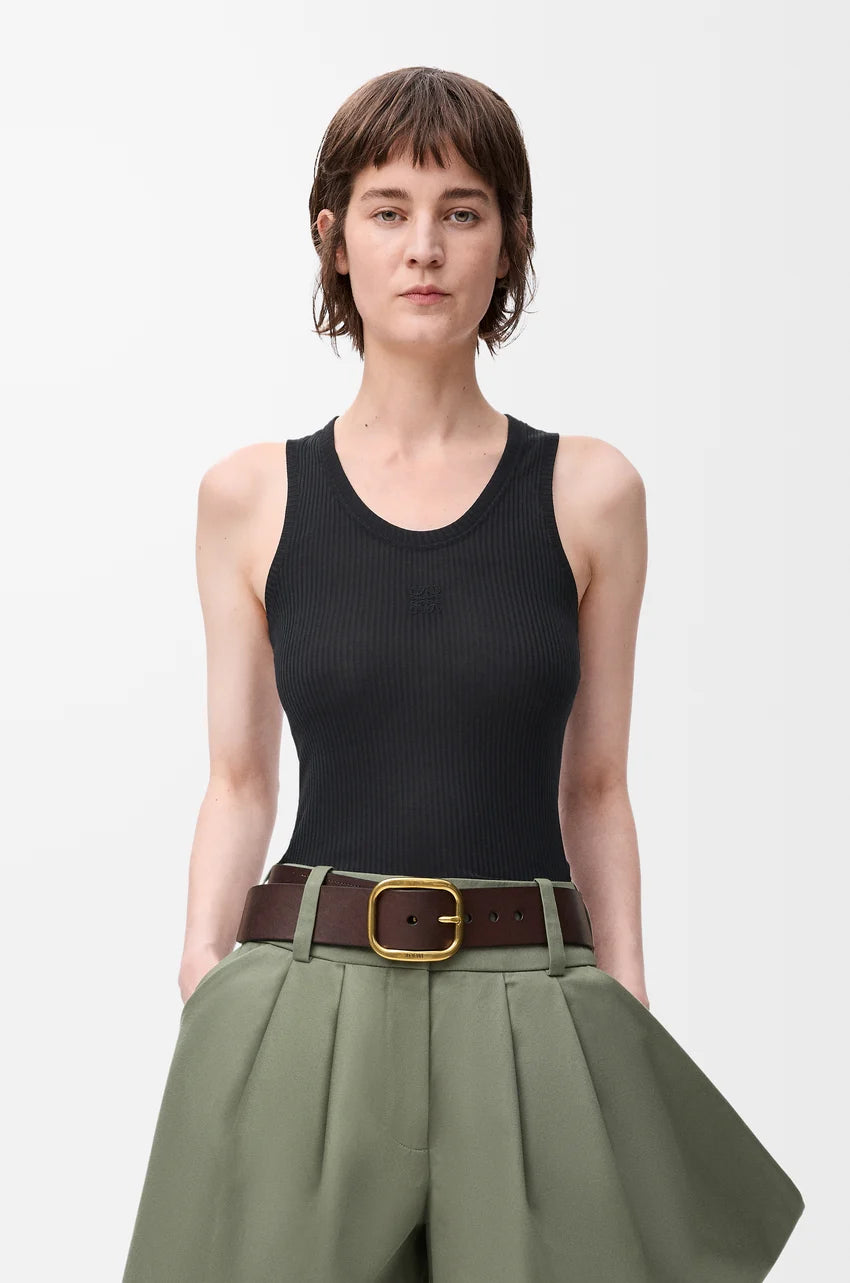 LOEWE ANAGRAM TANK TOP IN SILK