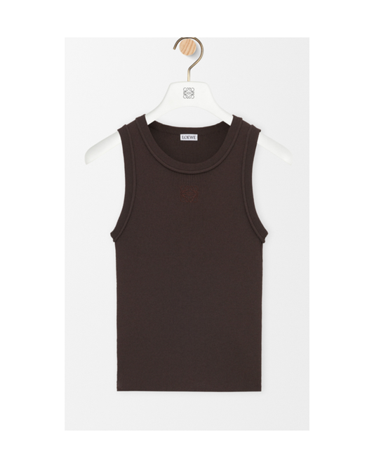 LOEWE Anagram tank top in stretch viscose