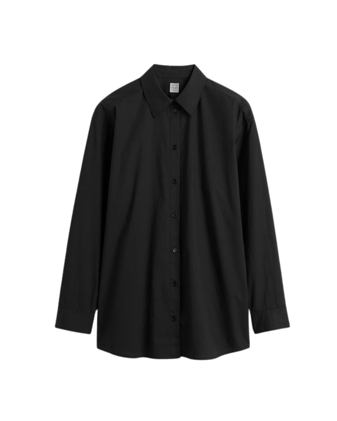Toteme Classic tumbled shirt washed Black