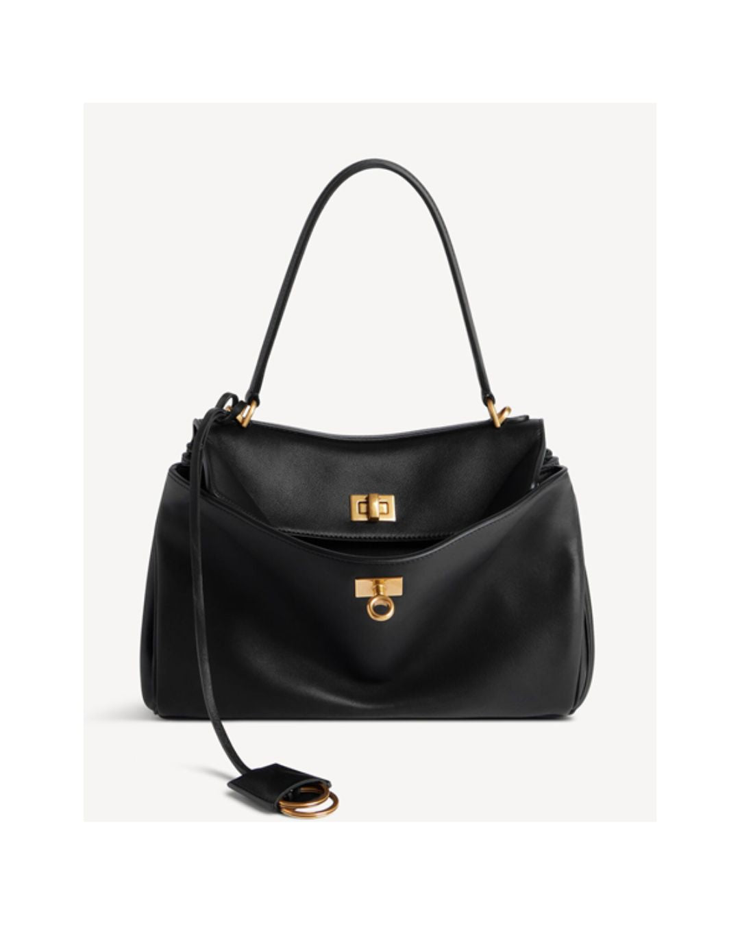 BALENCIAGA Women's Rodeo Handbag MEDIUM in Black