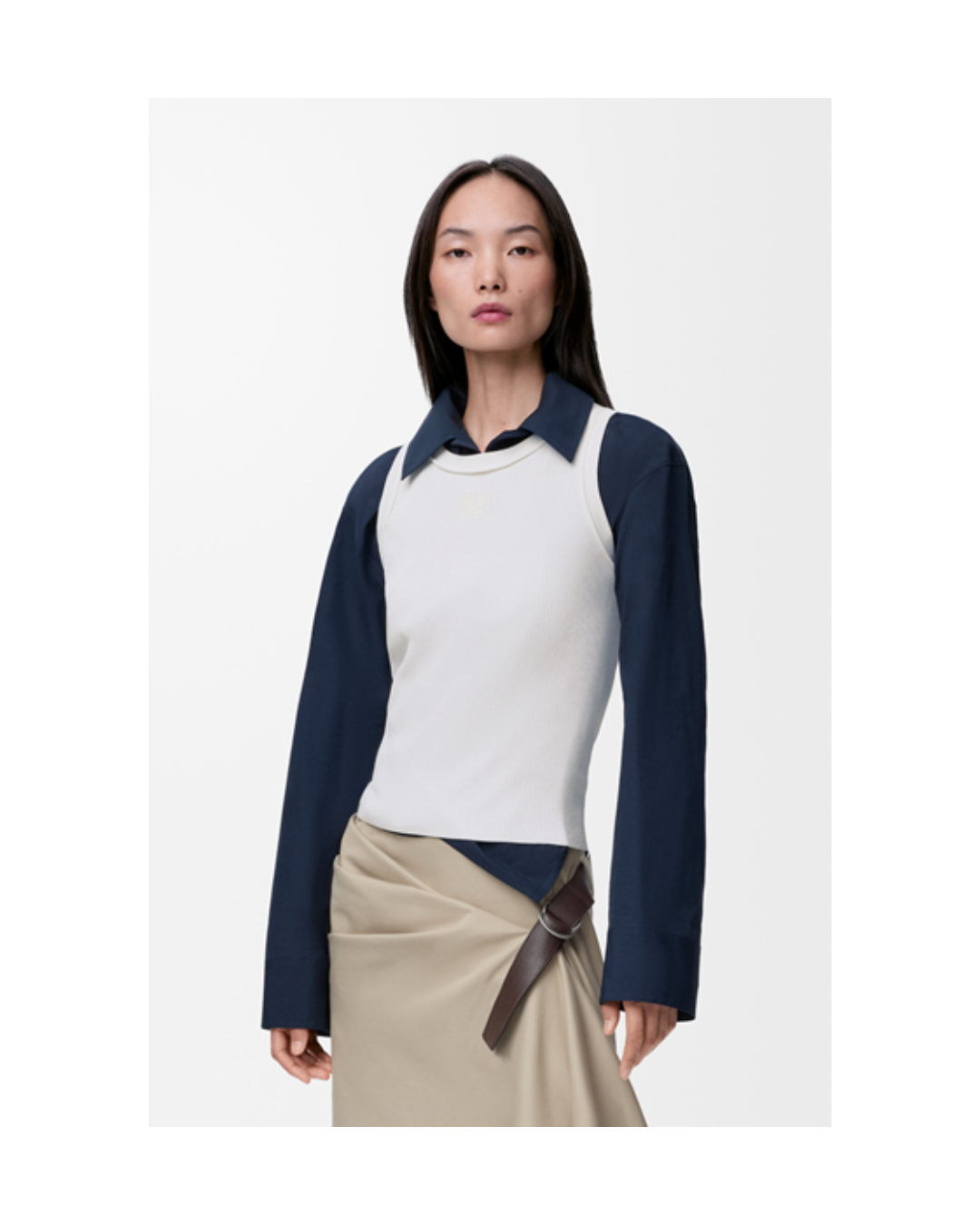 LOEWE Anagram tank top in stretch viscose