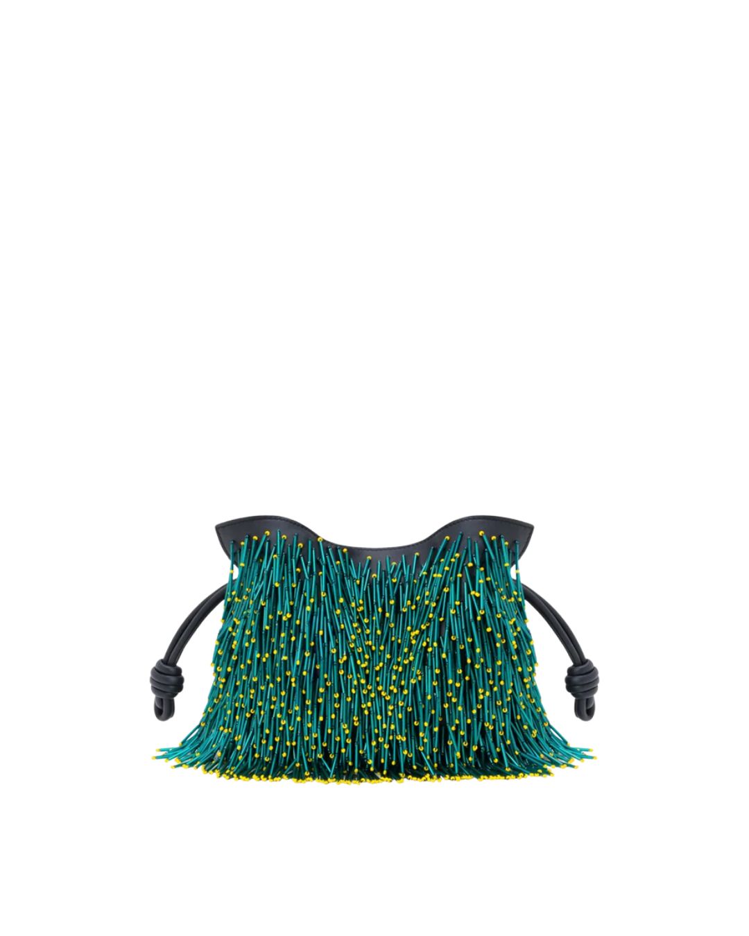 LOEWE FW26  Mini Mimosa Flamenco clutch in beaded nappa lambskin