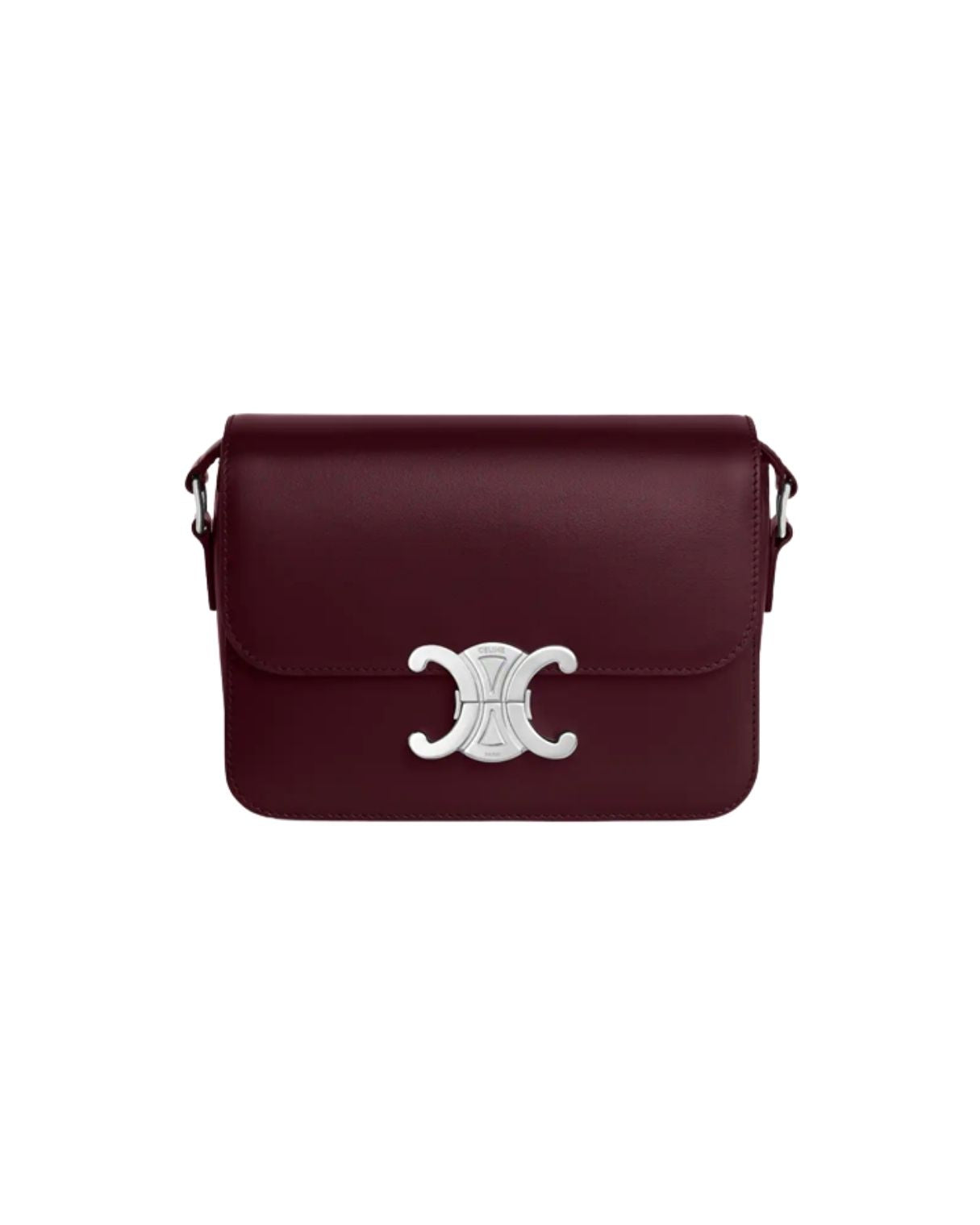 CELINE TEEN TRIOMPHE BAG IN shiny calfskin