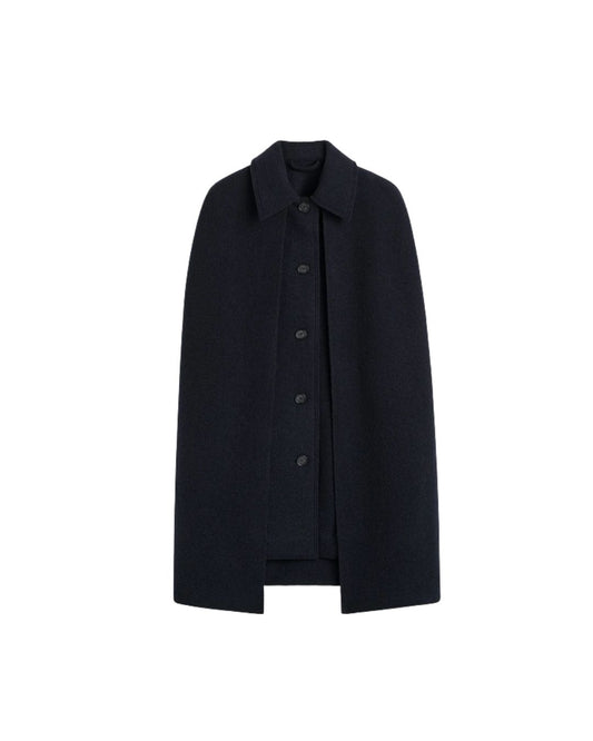 TOTEME Cape coat navy
