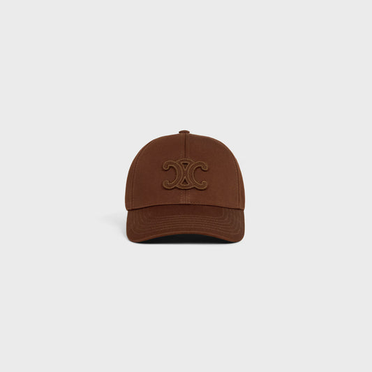 CELINE triomphe baseball cap in washed cotton