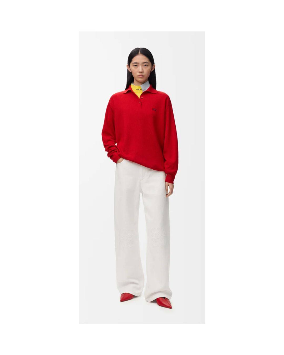LOEWE Anagram baggy jeans in denim