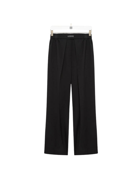LOEWE Elasticated trousers in wool,