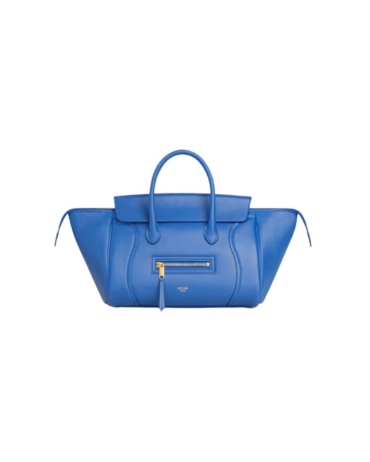CELINE SMALL NEW LUGGAGE IN SUPPLE SHINY LAMBSKIN