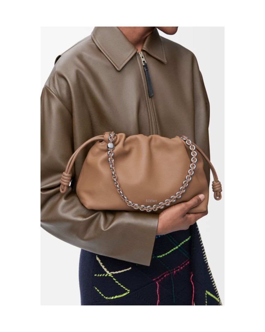 Medium Flamenco purse in mellow nappa lambskin