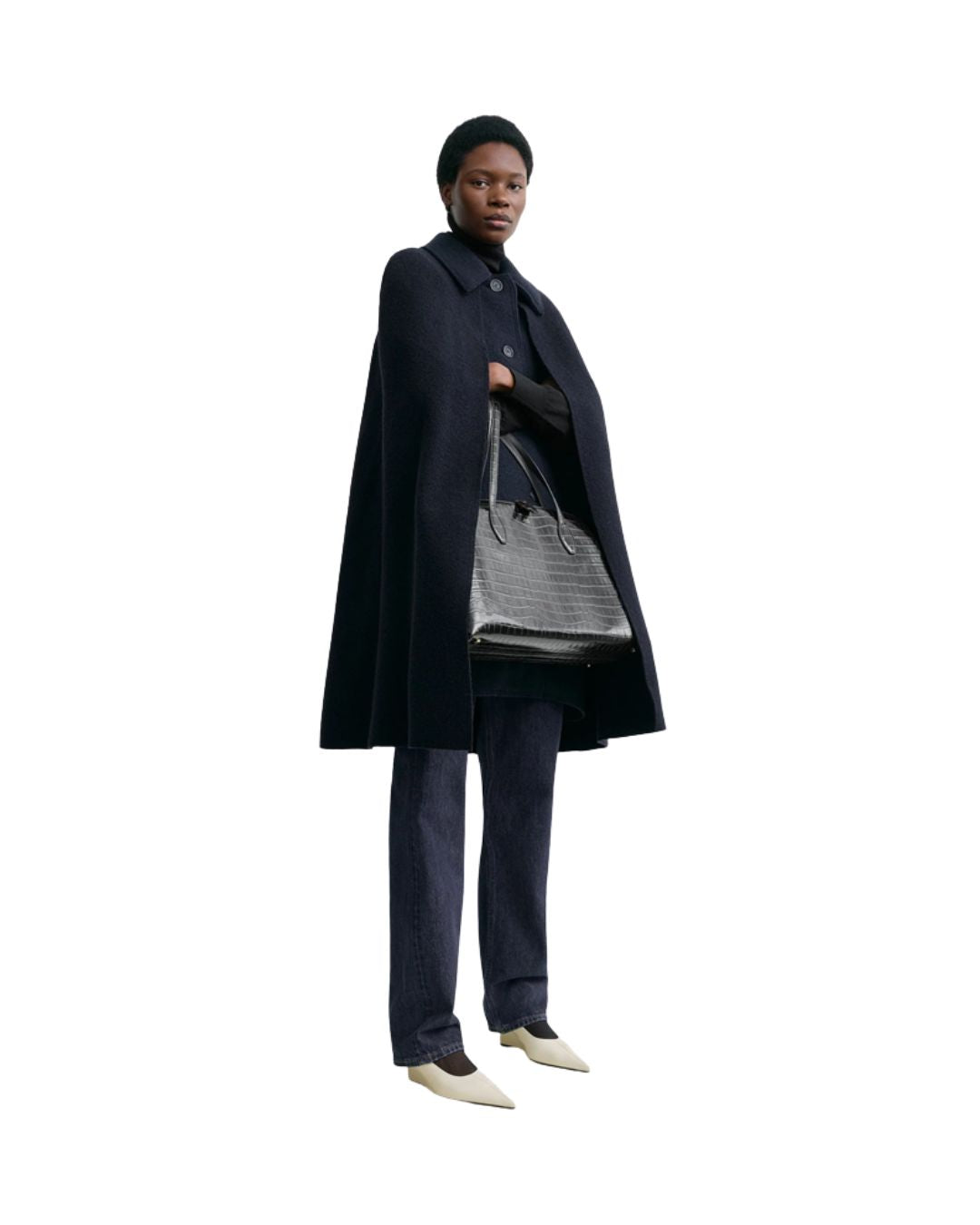 TOTEME Cape coat navy