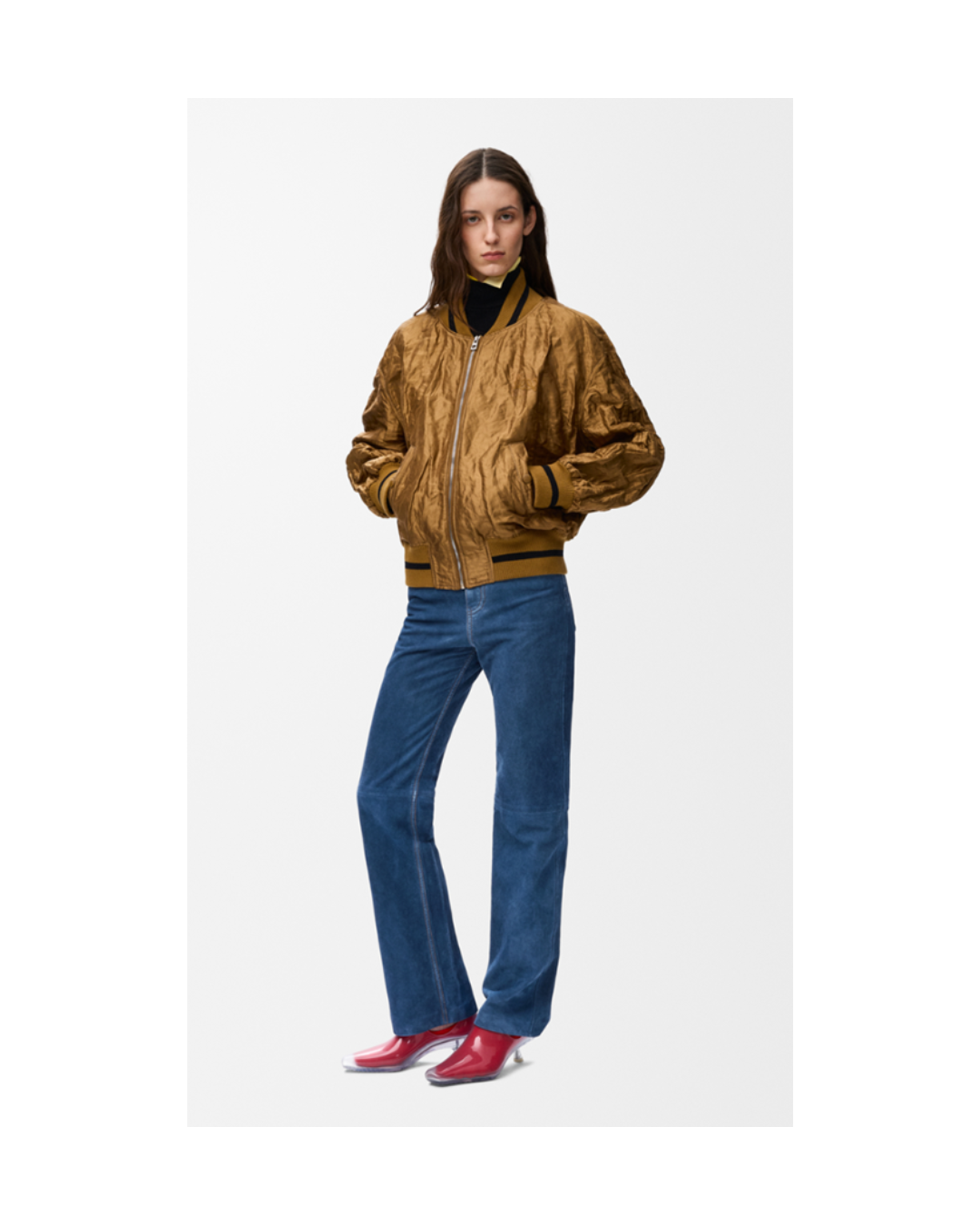 LOEWE Bomber jacket in technical fabric