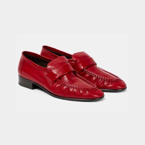 THE ROW Soft Loafer in Eel