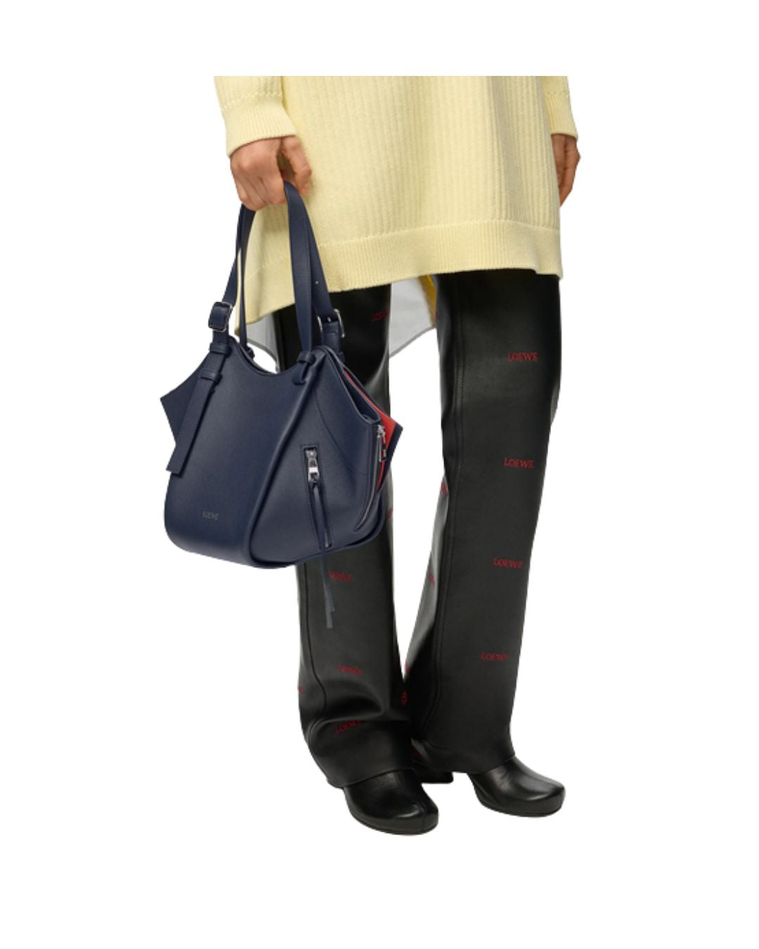 LOEWE Layered Hammock Flip bag in classic calfskin