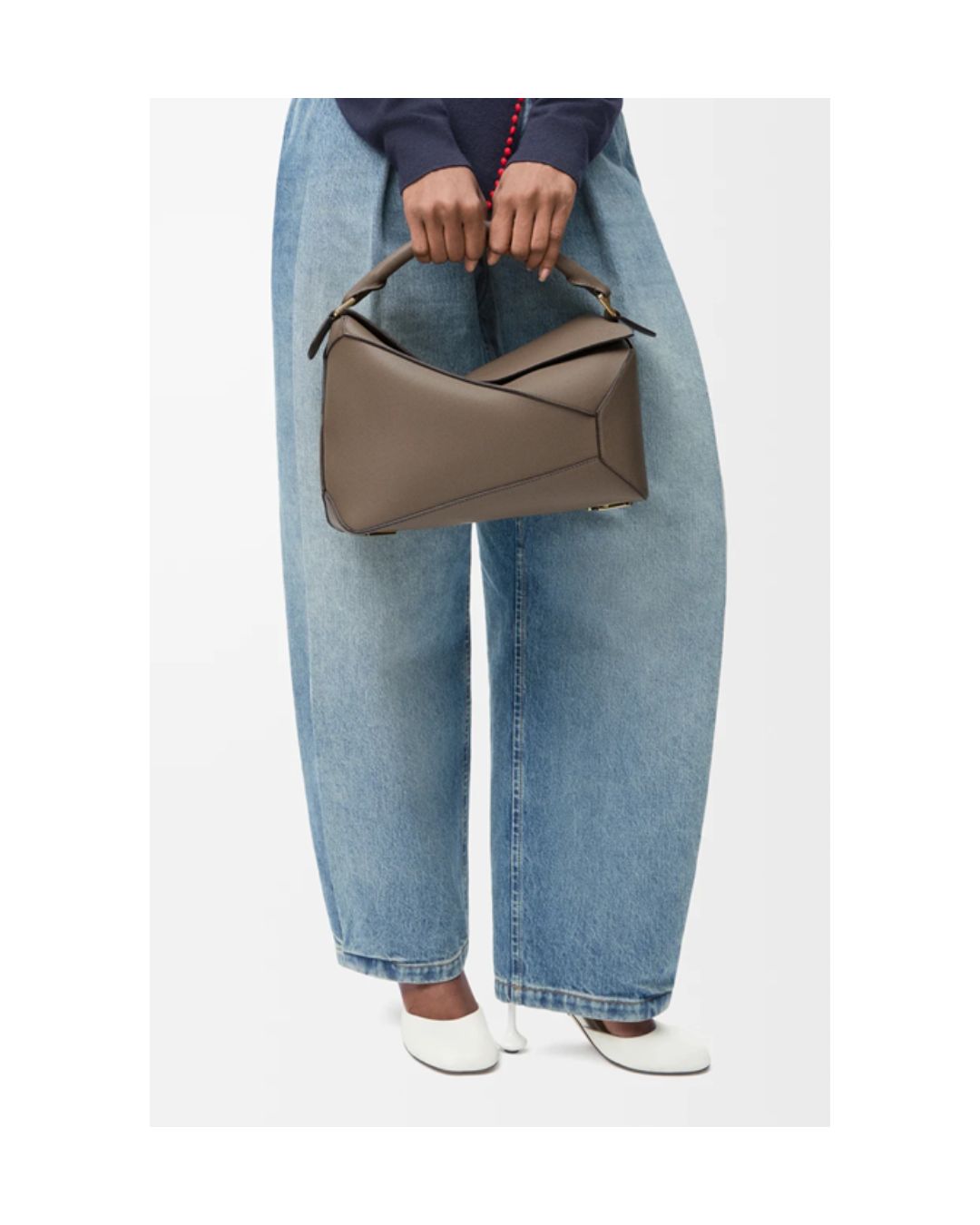 LOEWE Medium Puzzle Edge bag in soft grained calfskin