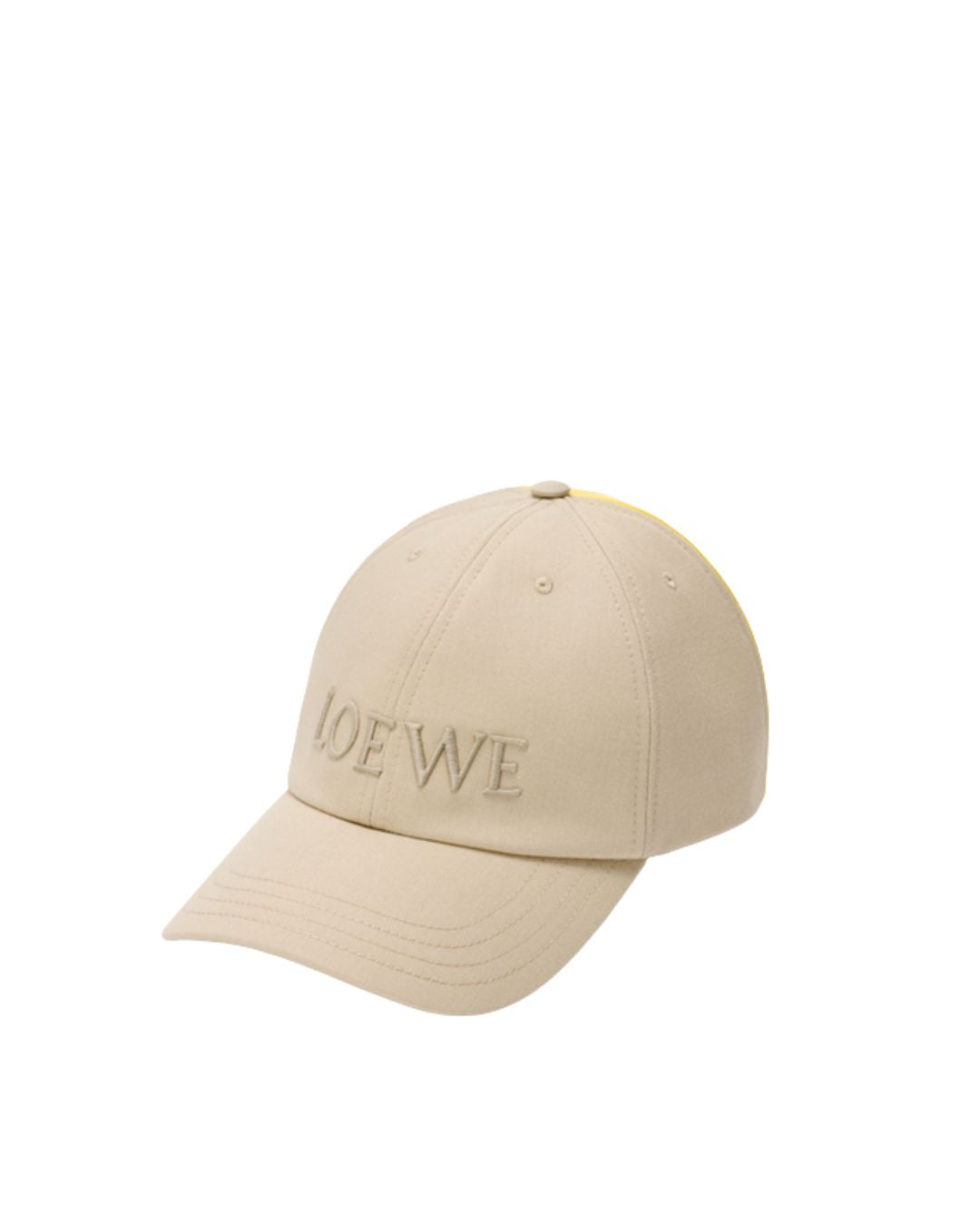 LOEWE LOEWE bicolour cap in cotton canvas