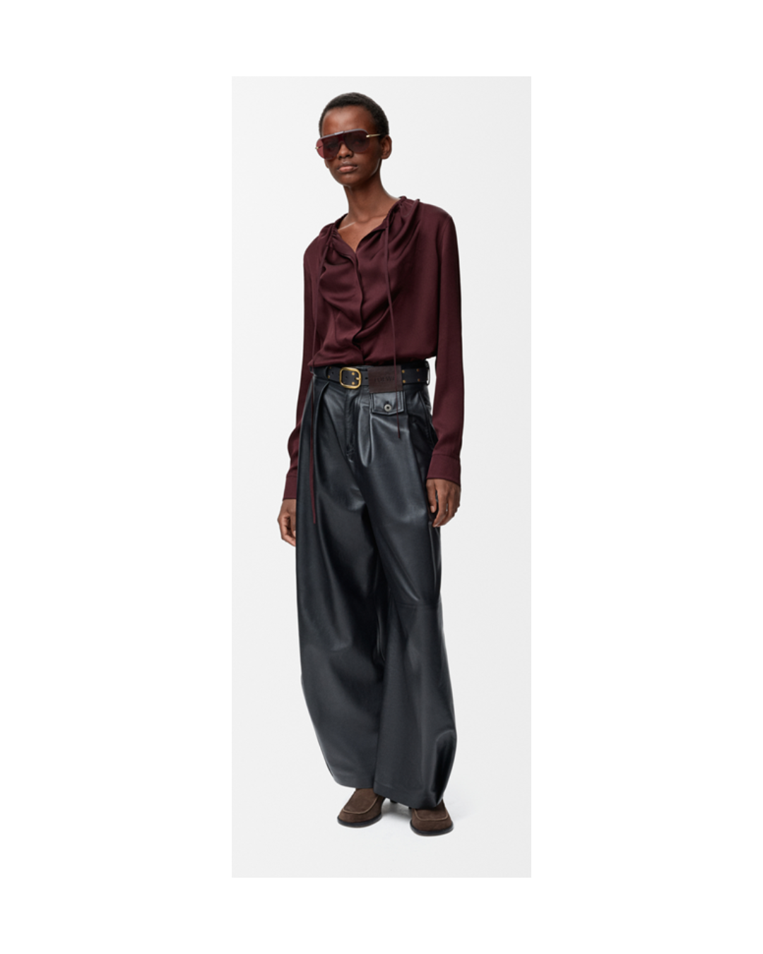 LOEWE HYBRID SHIRT Silk blouse
