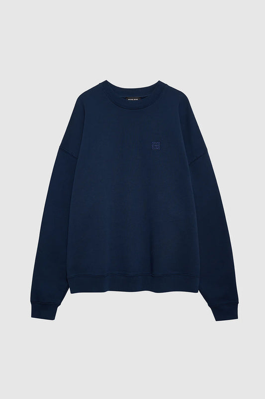 Anine Bing Miles Sweatshirt Framed Monogram