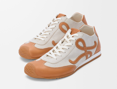 Loewe Ballet Runner 2.0 unlined in deerskin and vegetable-tanned calfskin