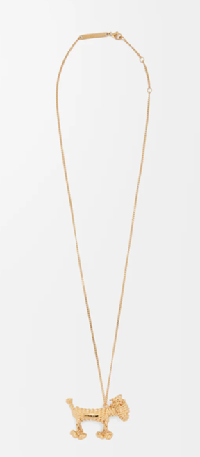 Loewe Sausage dog necklace