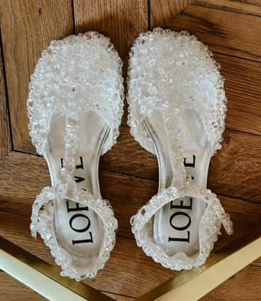 Loewe TOY ANKLE STRAP BALLERINA