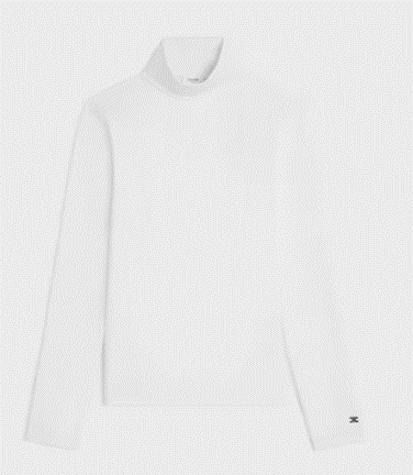 CELINE high neck top IN athletic cotton jersey