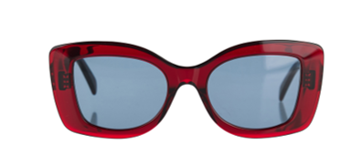 Celine 3 Dots transparent square sunglasses