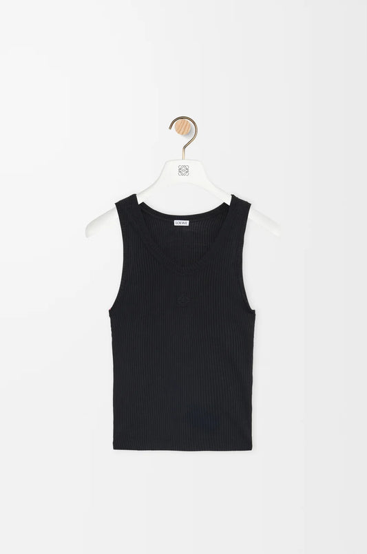 LOEWE ANAGRAM TANK TOP IN SILK