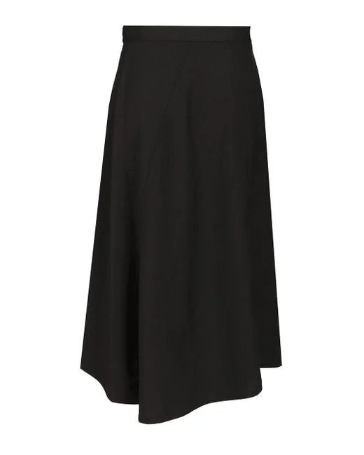 LOEWE Asymmetric skirt in wool